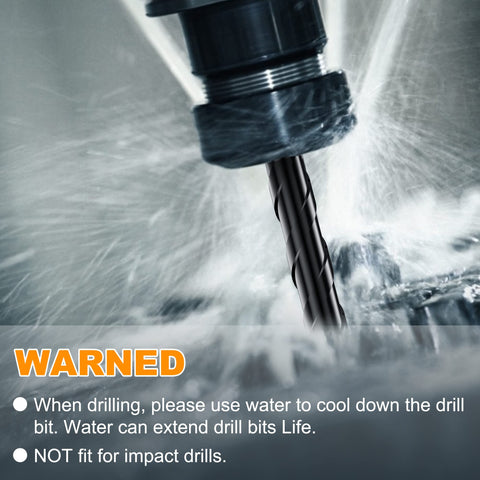 TITGGI professional drill bits suitable for glass, brick, cement.