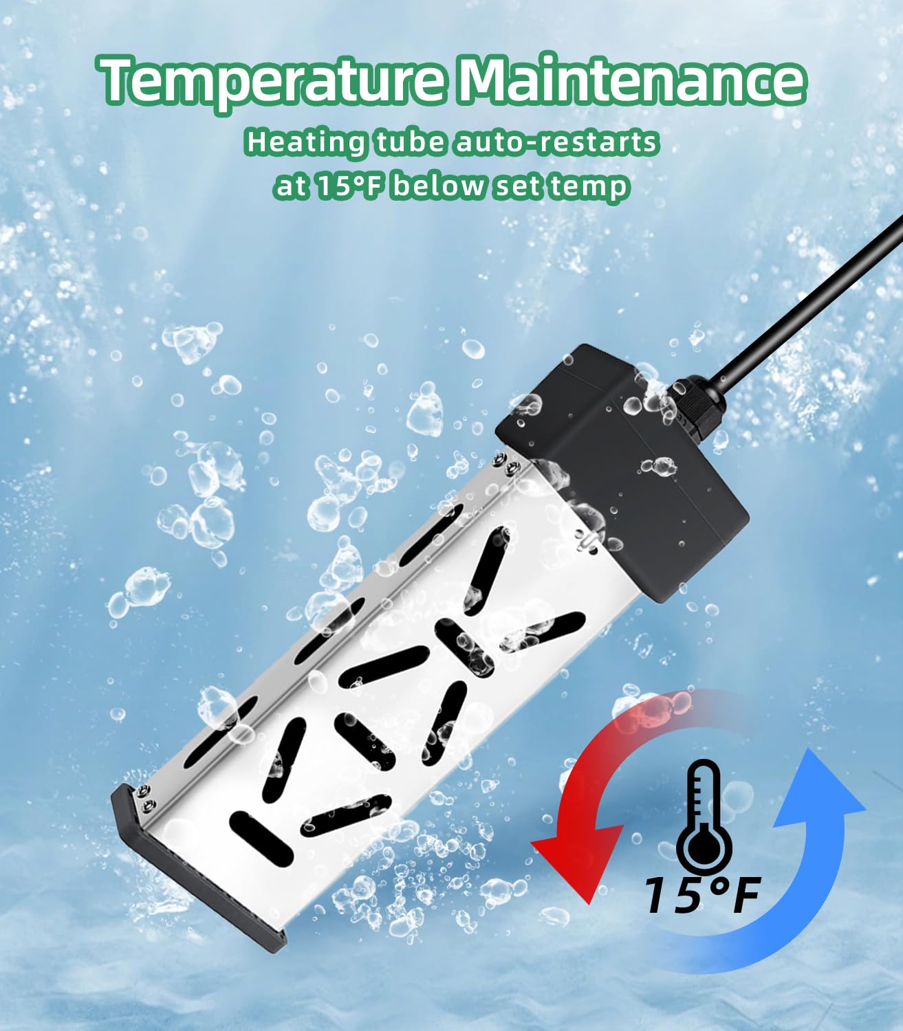 Titikula 14-gauge cord supports durable, long-term operation near water.