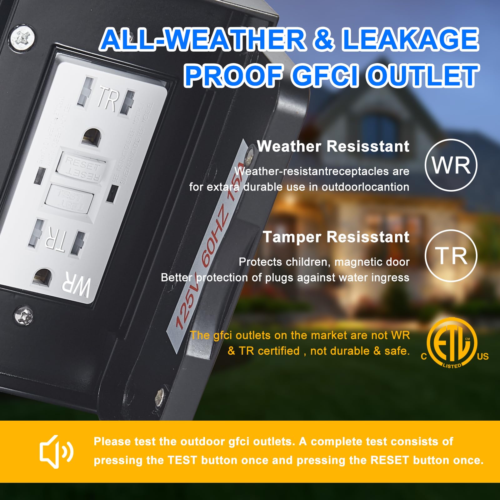 TITOSICHY outdoor light with motion sensor for automatic lighting.