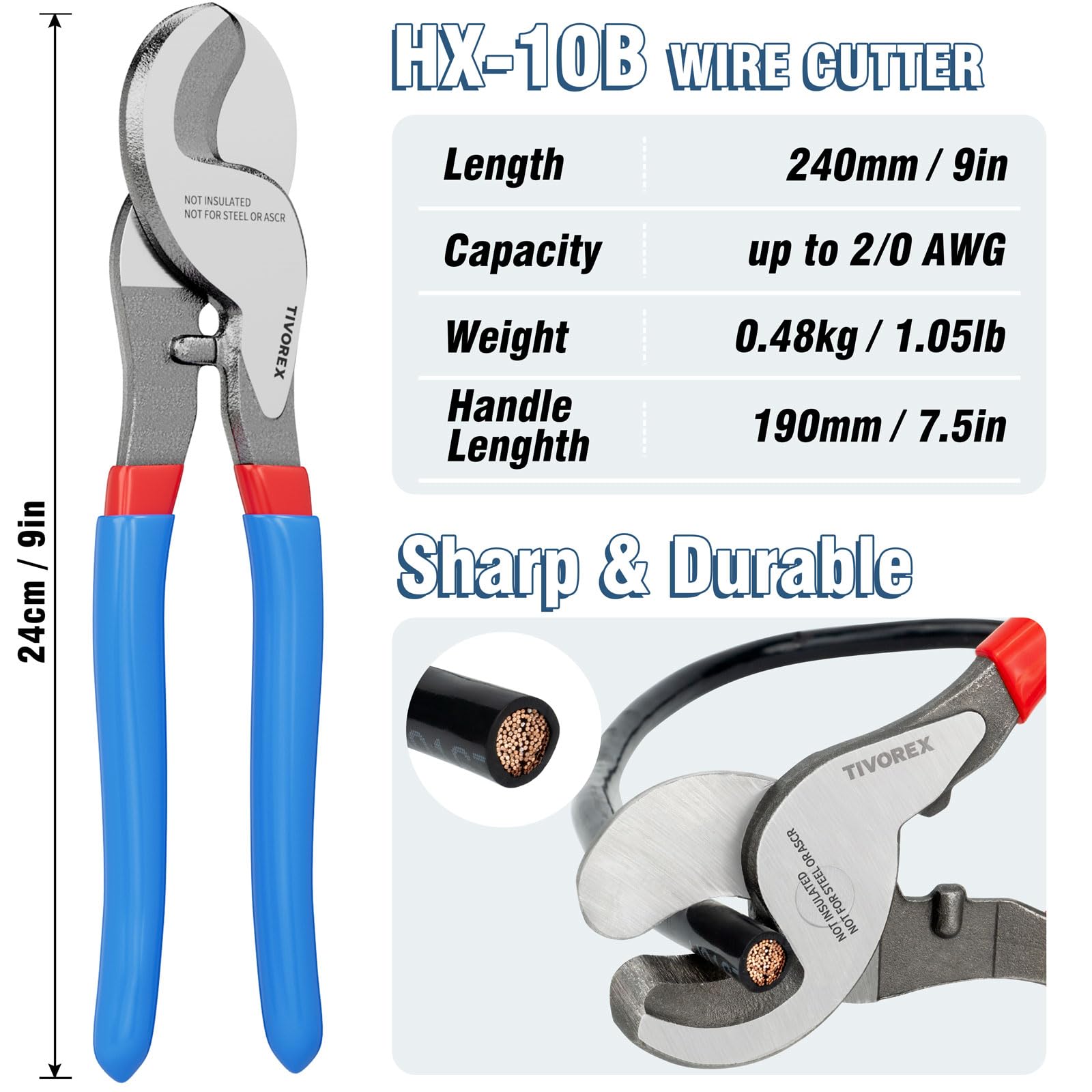 Tivorex 64pcs ring terminals compatible with multiple AWG sizes