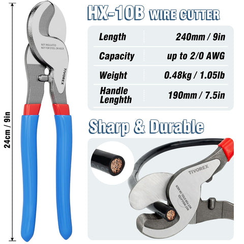 Tivorex 64pcs ring terminals compatible with multiple AWG sizes