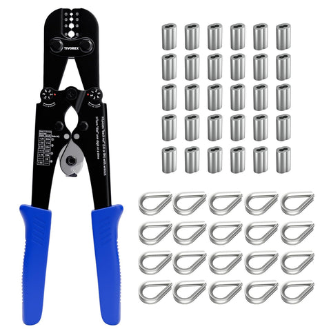 Tivorex wire rope cutter with ergonomic handles for easy cutting