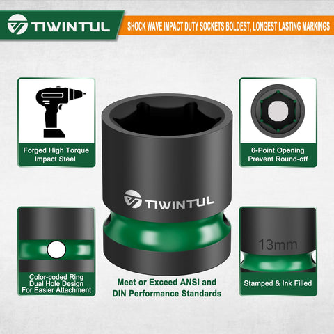 TIWINTUL CR-MO steel construction for high-torque tasks