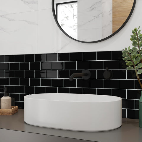 Tiwoos crystal glue layer detail adds glossy, durable wall finish