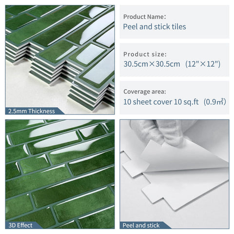Tiwoos removable peel-and-stick tiles ideal for renters seeking reversible updates.