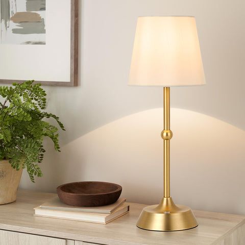 TIZURD compact lamp with space-saving dimensions for desks or nightstands