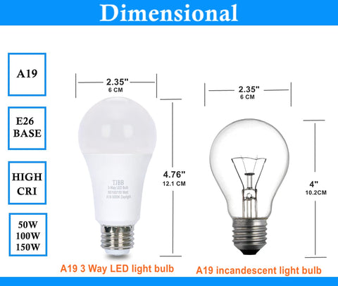 TJBB 6-pack bulbs installed in a modern living room for mood control