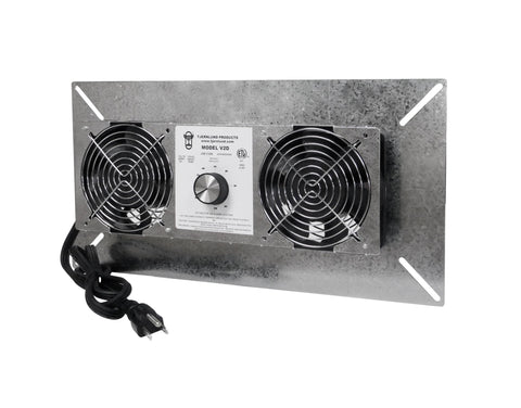 Tjernlund UnderAire crawl space fan with thermostat enhances moisture control under the home