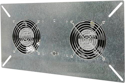 UnderAire face plate fits brick openings for crawl space ventilation