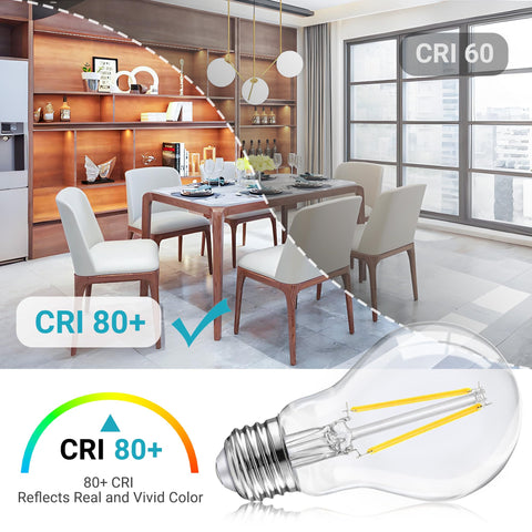 TJOY A19 5000K daylight white for crisp reading and natural colors.
