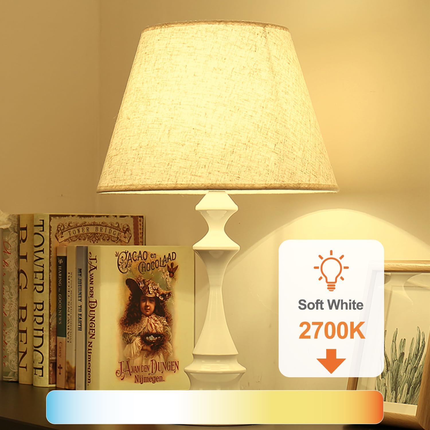 E26 base compatibility for quick swaps in most lamps.