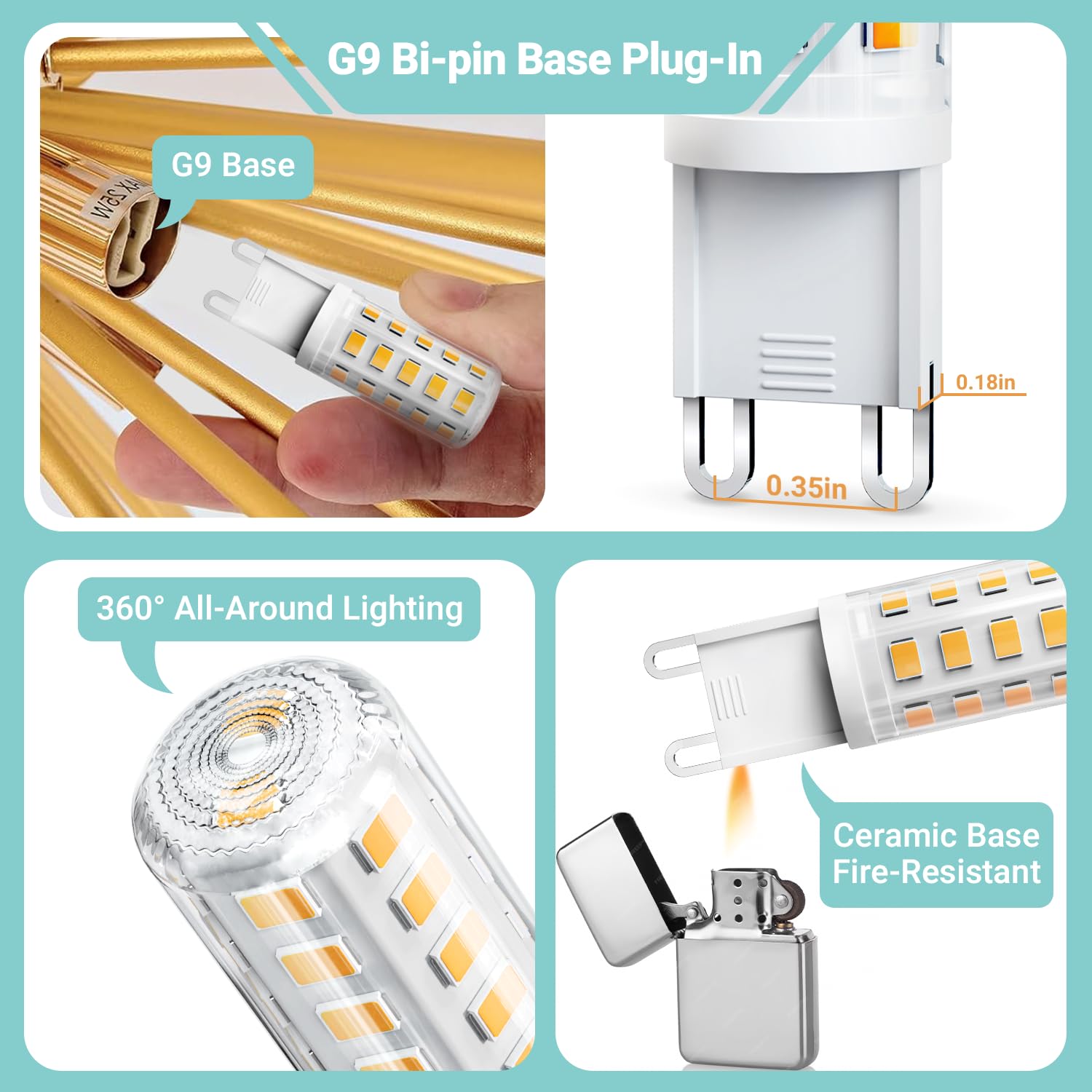 TJOY 3000K warm white LED bulb creates inviting ambience in chandeliers
