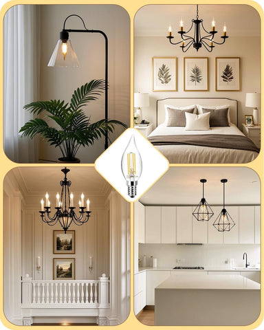 TJOY 48 pack bulk LED bulbs for easy replacements and consistency.