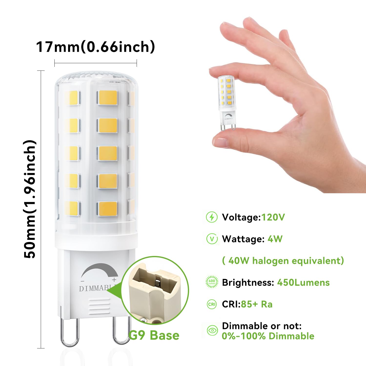 TJOY 6000K daylight LED bulb provides even 360-degree illumination.