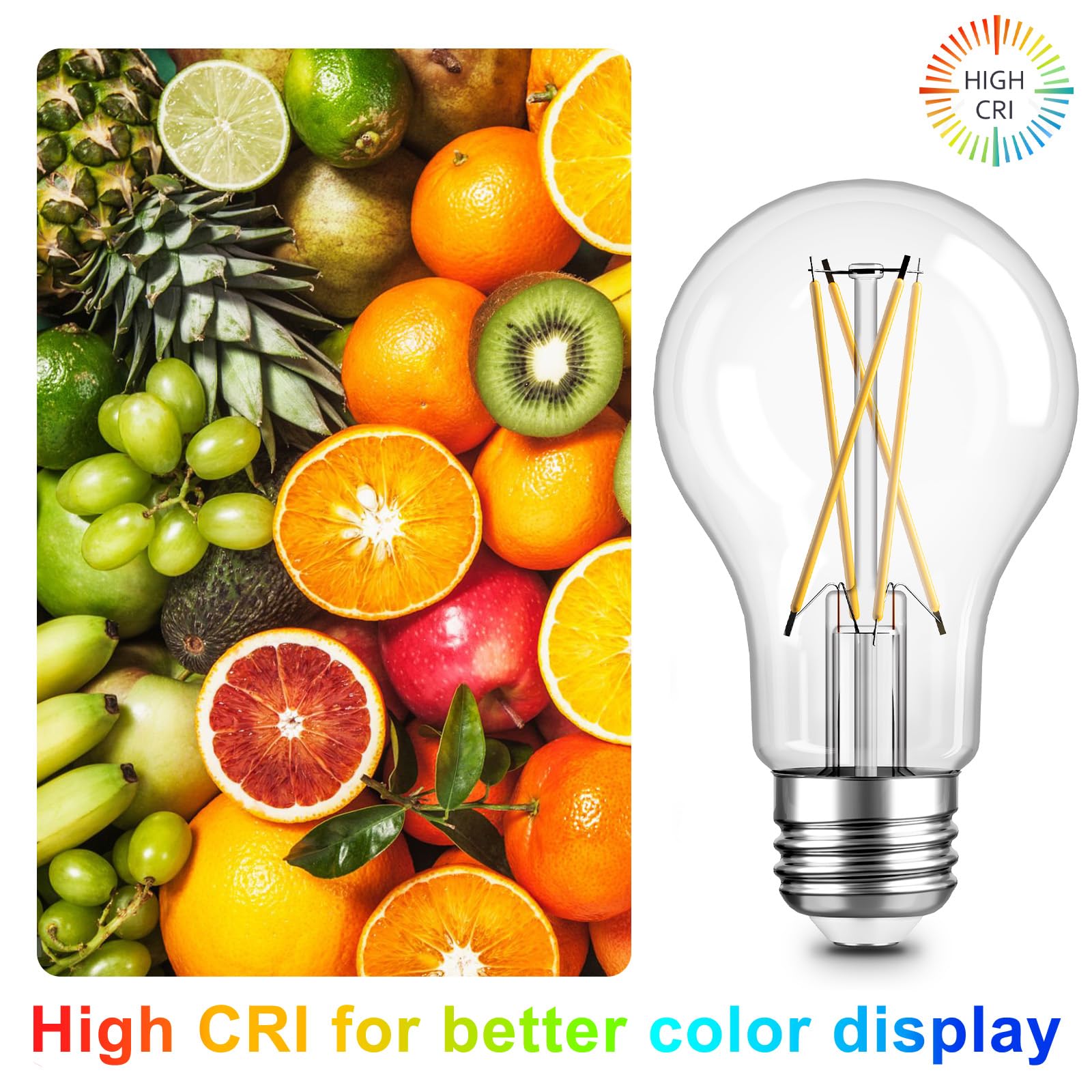 TJOY 8W E26 base energy-saving bulb