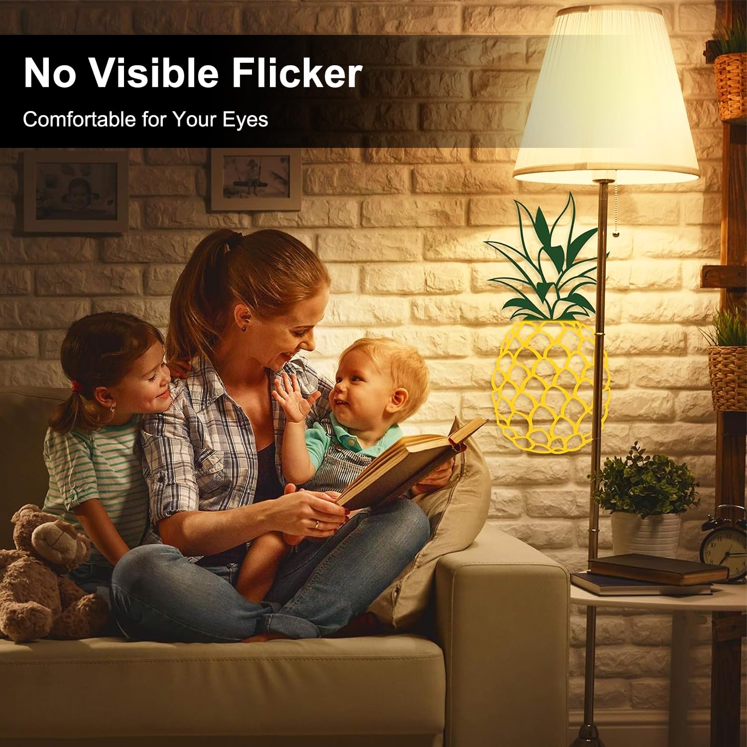 TJOY UL-listed and RoHS-certified bulbs ensure safe home lighting.