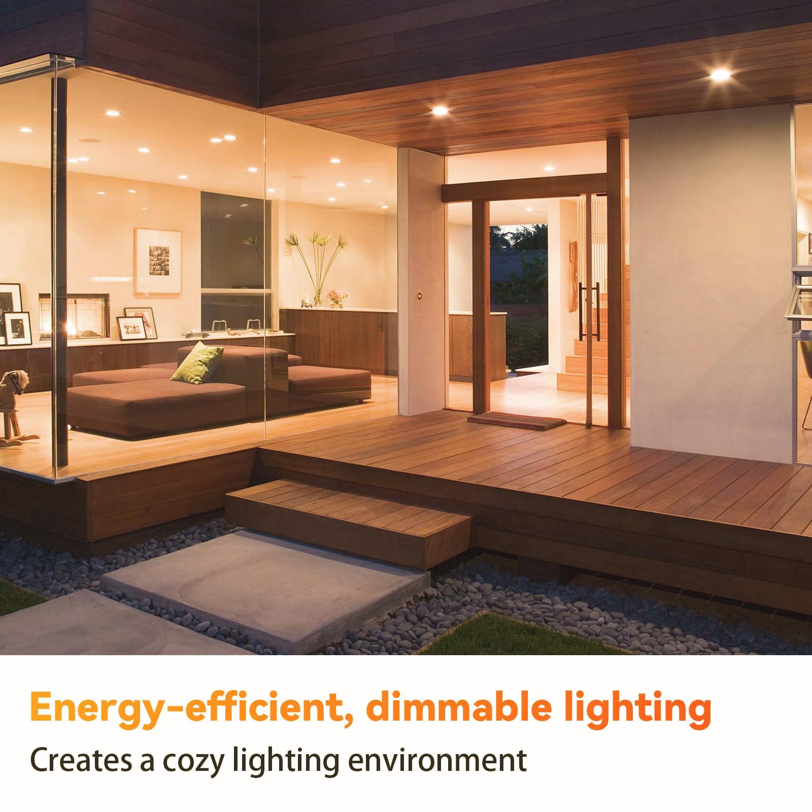 TJOY BR30 LED bulb with 80+ CRI for accurate colors.