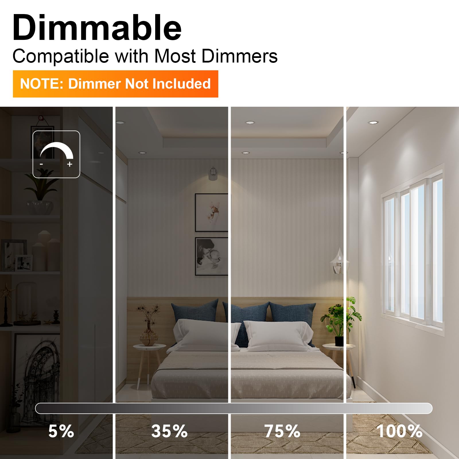 TJOY BR30 2700K soft white glow ideal for living rooms