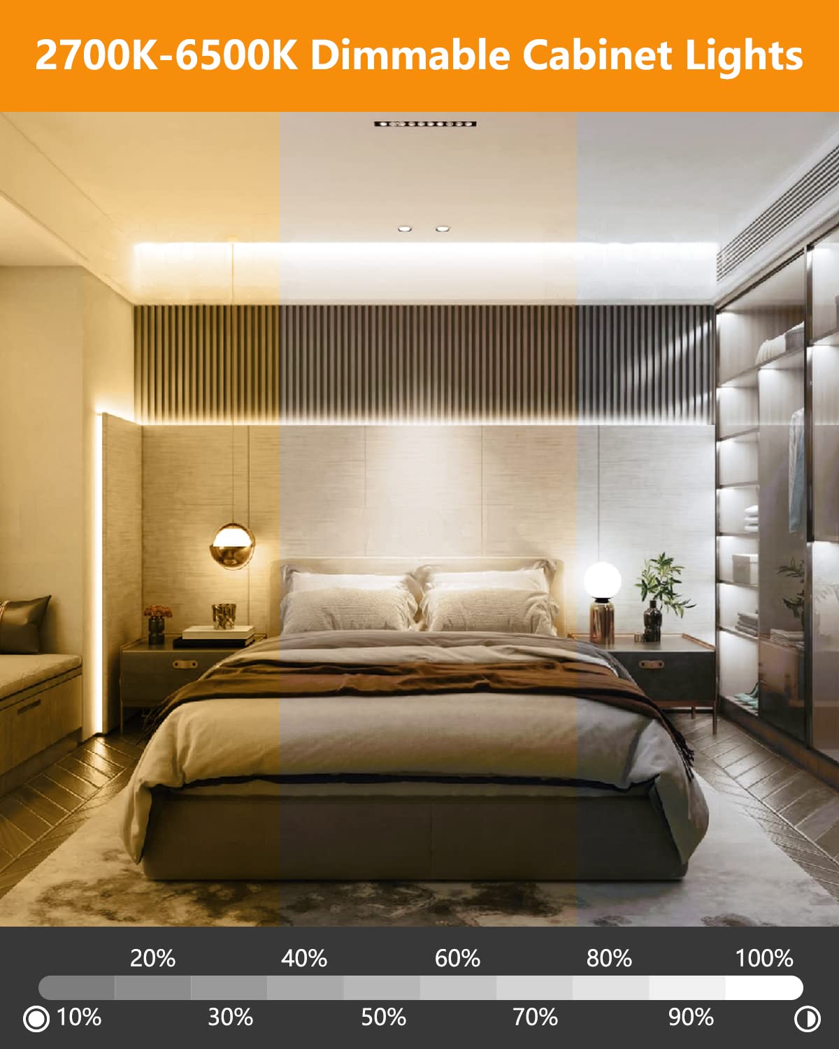 TJOY dimmable night light mode offers soft, low glow