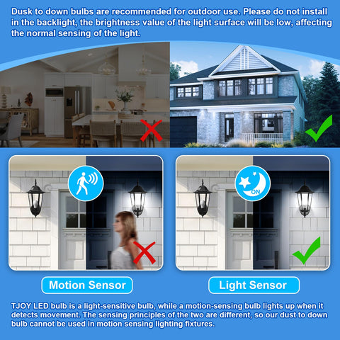 TJOY dusk-to-dawn outdoor lighting improves nighttime safety