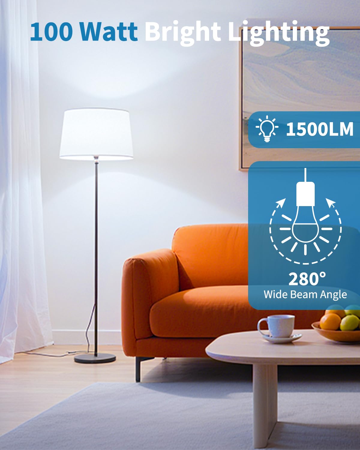 TJOY E26 base fits most fixtures for versatile home use