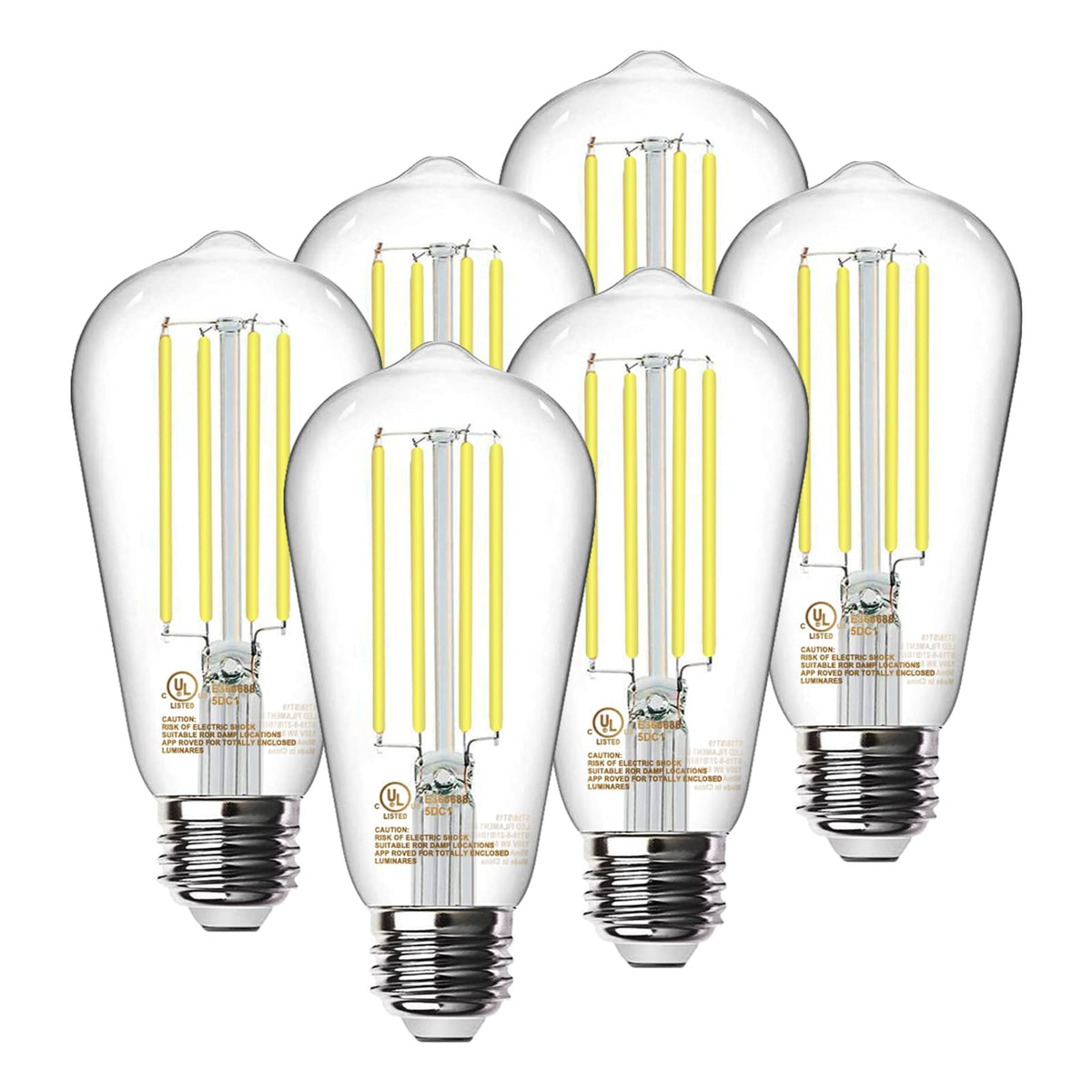 TJOY Edison bulb classic vintage glass enhances mood lighting for chandeliers.