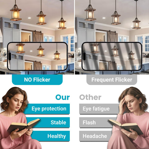 TJOY energy-saving design uses 8W for bright output.