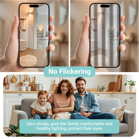 TJOY LED bulb flicker-free operation supports comfortable viewing