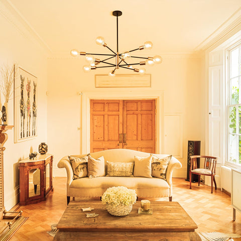 TJOY G25 Edison Globe Bulbs with E26 base fit vanity fixtures and chandeliers.