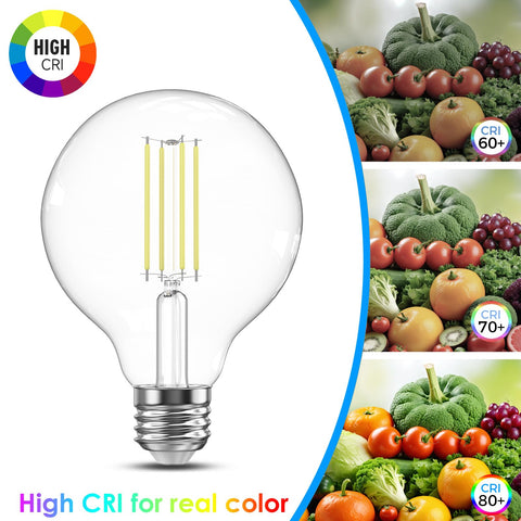 TJOY G25 globe bulb eye-friendly daylight for reading and grooming