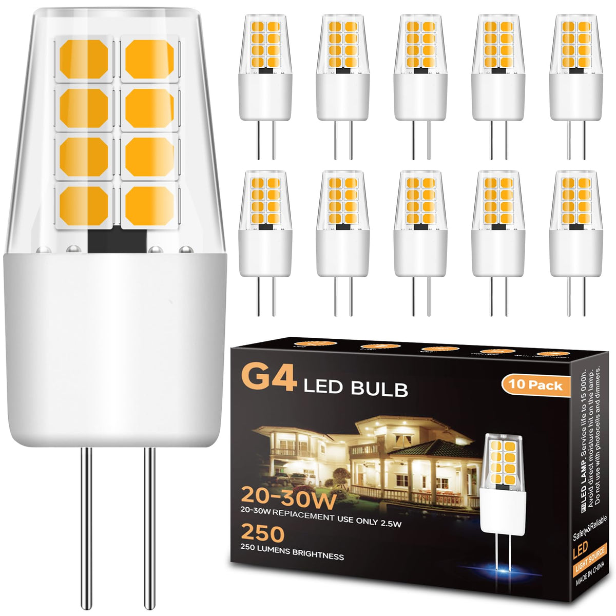 TJOY G4 LED bulb compact size for tight fixtures and easy replacement