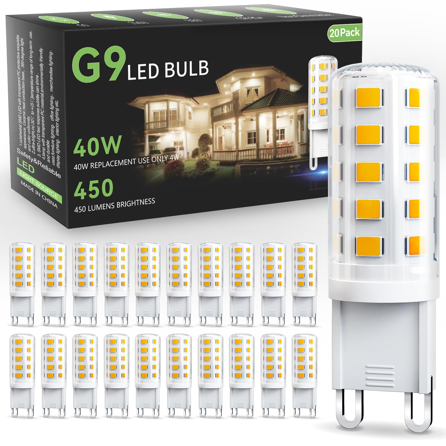 TJOY G9 LED bulb delivers 360-degree illumination for crystal chandeliers