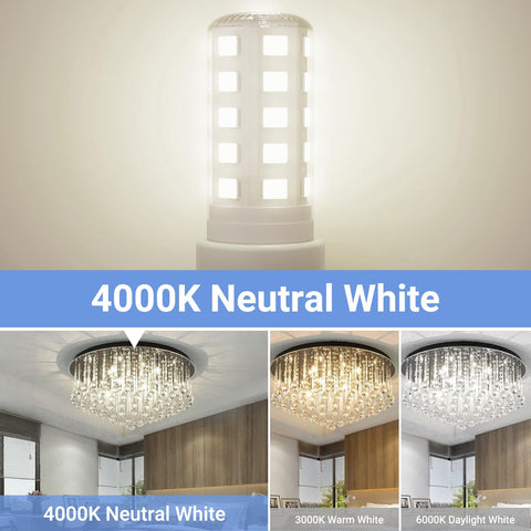 Energy-saving 4W G9 bulb replaces 40W halogen.