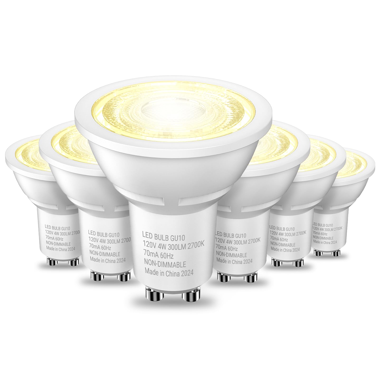 TJOY GU10 LED bulb with warm white glow for cozy living spaces and energy savings.