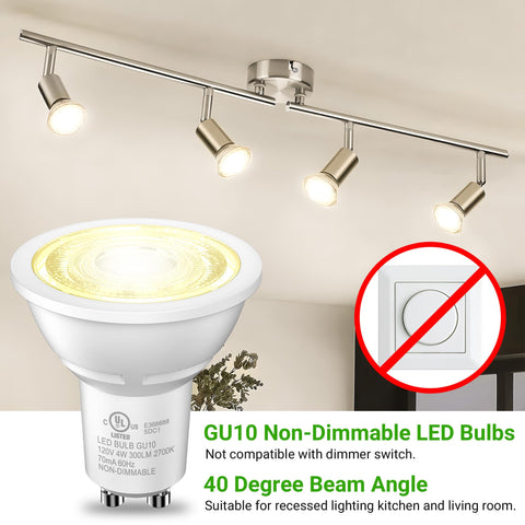 Living room ambient lighting with TJOY GU10 LED bulbs