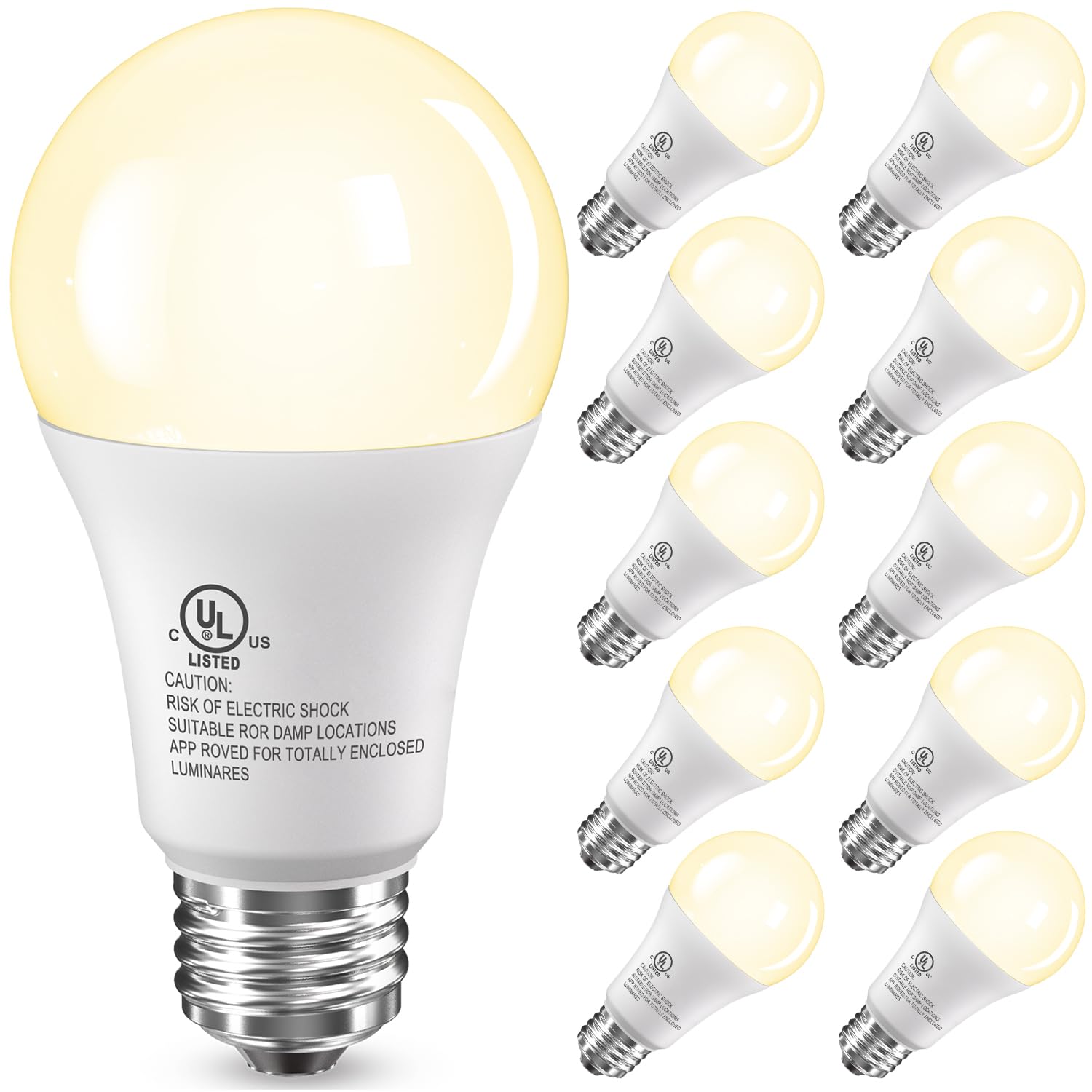 TJOY LED bulbs 100W equivalent soft white 2700K illuminate cozy spaces