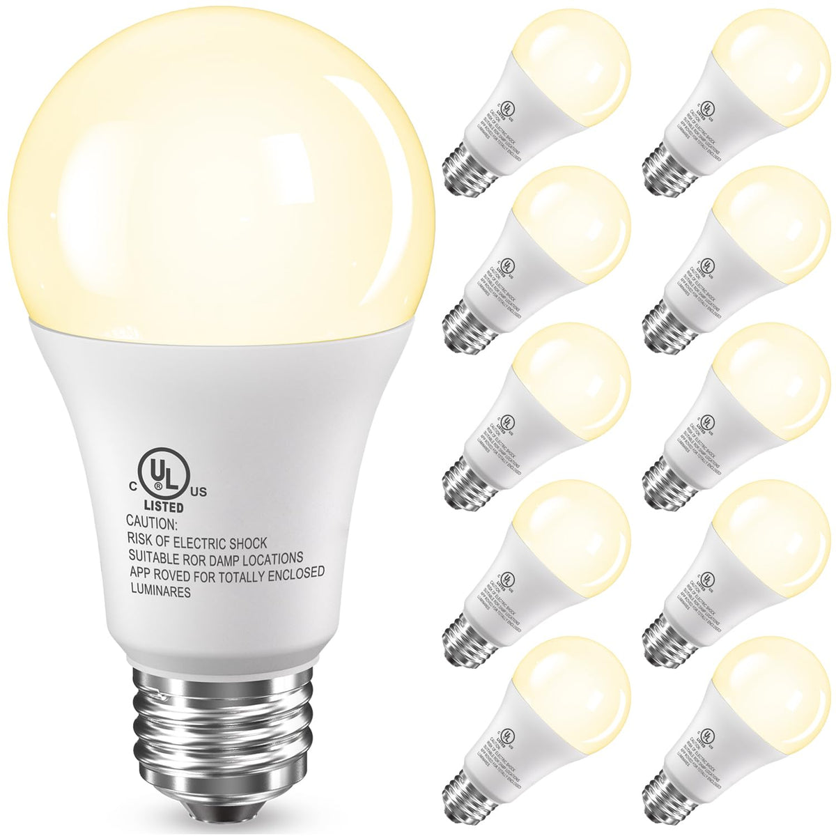 TJOY LED bulbs 100W equivalent soft white 2700K illuminate cozy spaces