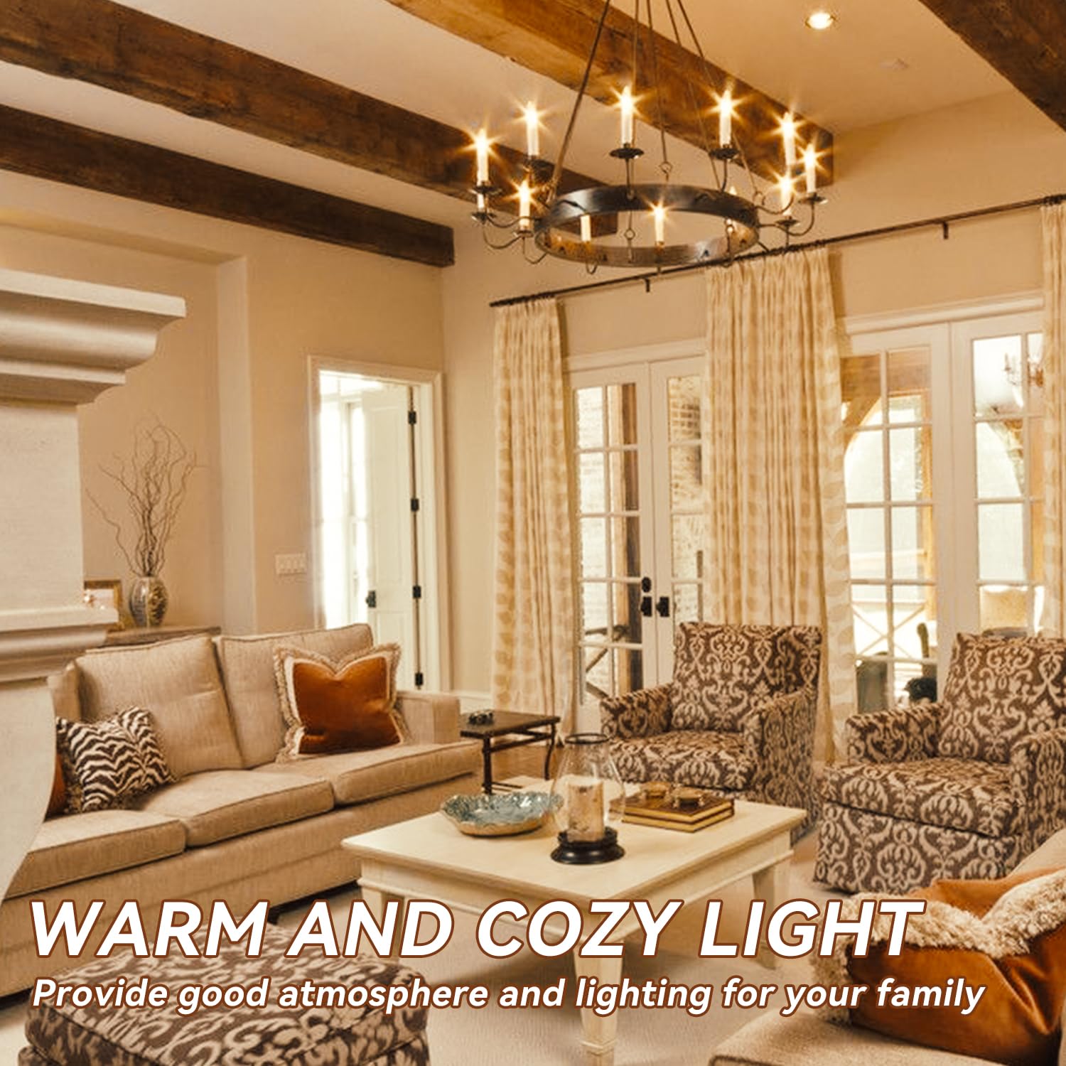 TJOY 4.5W bulbs deliver energy savings with 60W-equivalent brightness.