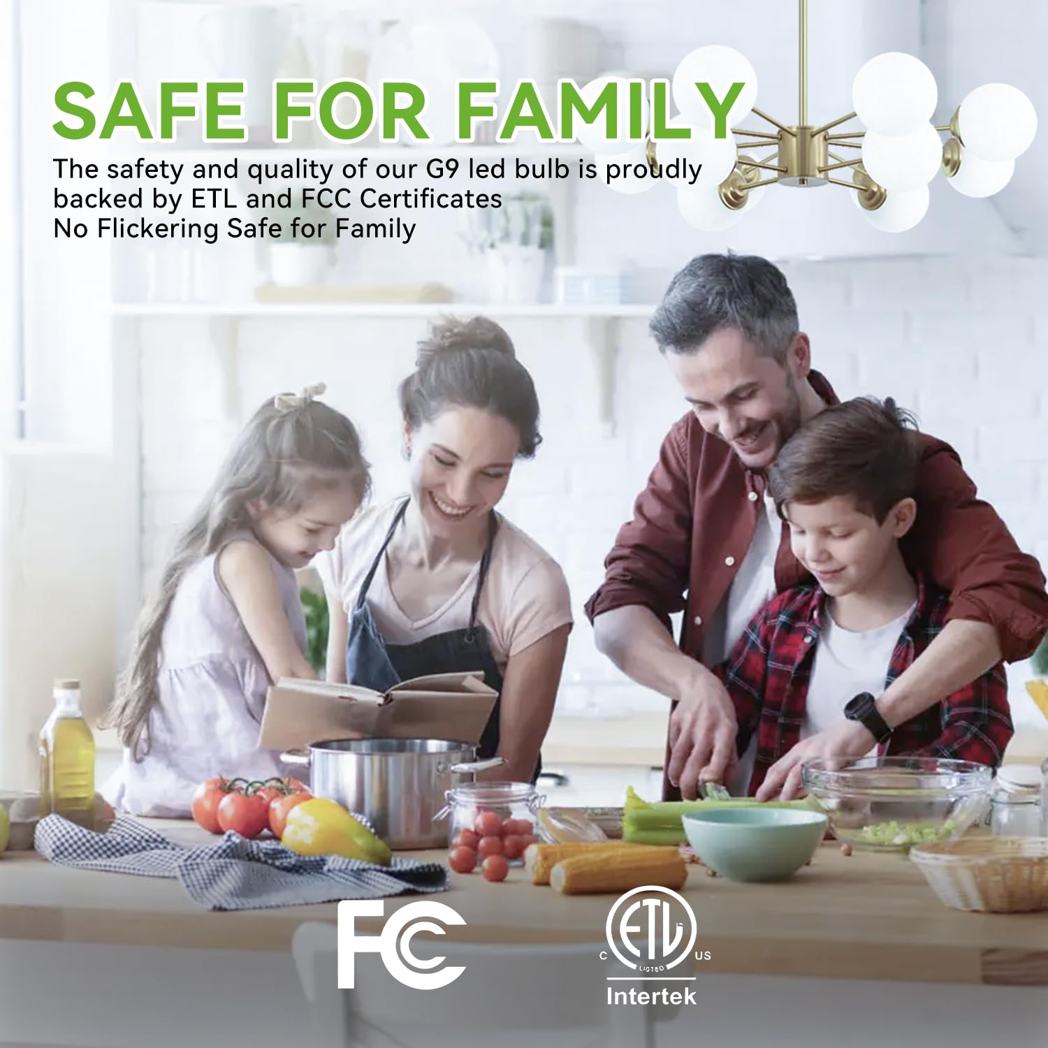 TJOY LED bulb with 15,000-hour life reduces replacement needs.