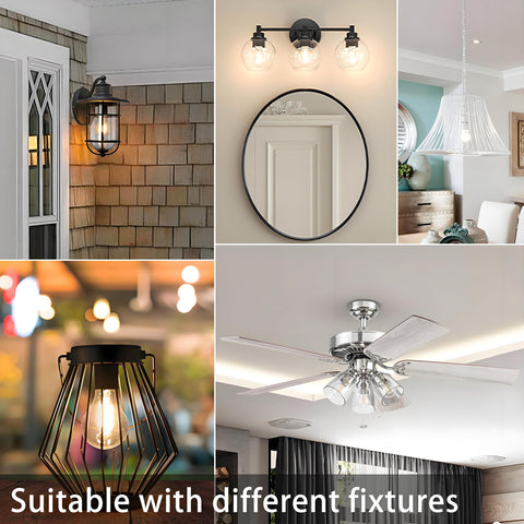 TJOY long-life A19 bulb in a ceiling fixture for fewer replacements