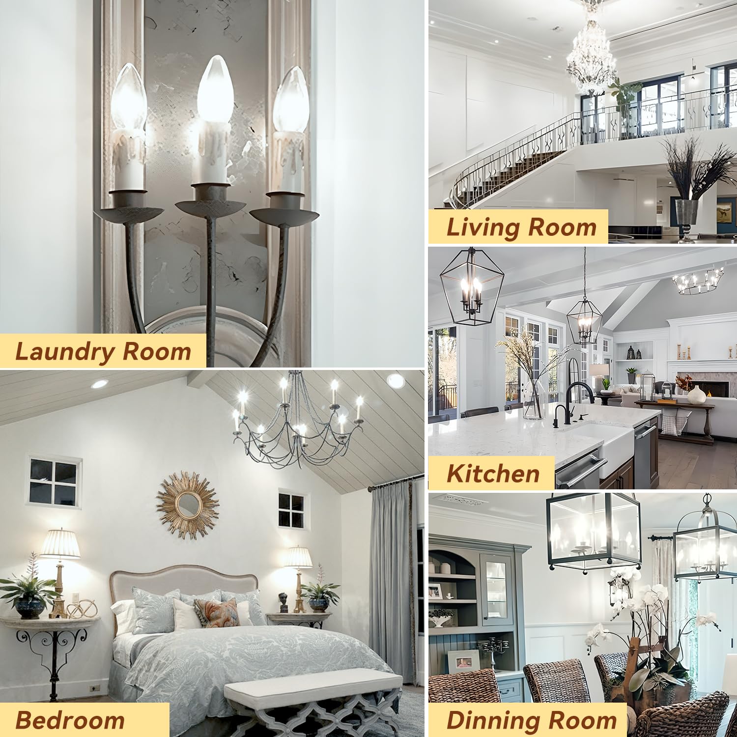 TJOY ROHS and FC certified chandelier bulbs with reliable safety
