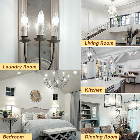 TJOY ROHS and FC certified chandelier bulbs with reliable safety