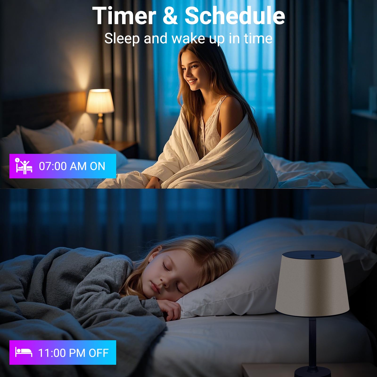 Scene presets for holidays and cozy evenings