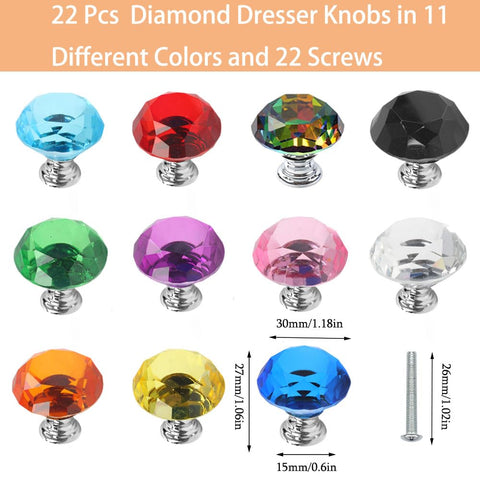 Tkocisa 30mm glass cabinet pulls provide an easy upgrade for kitchens and baths.