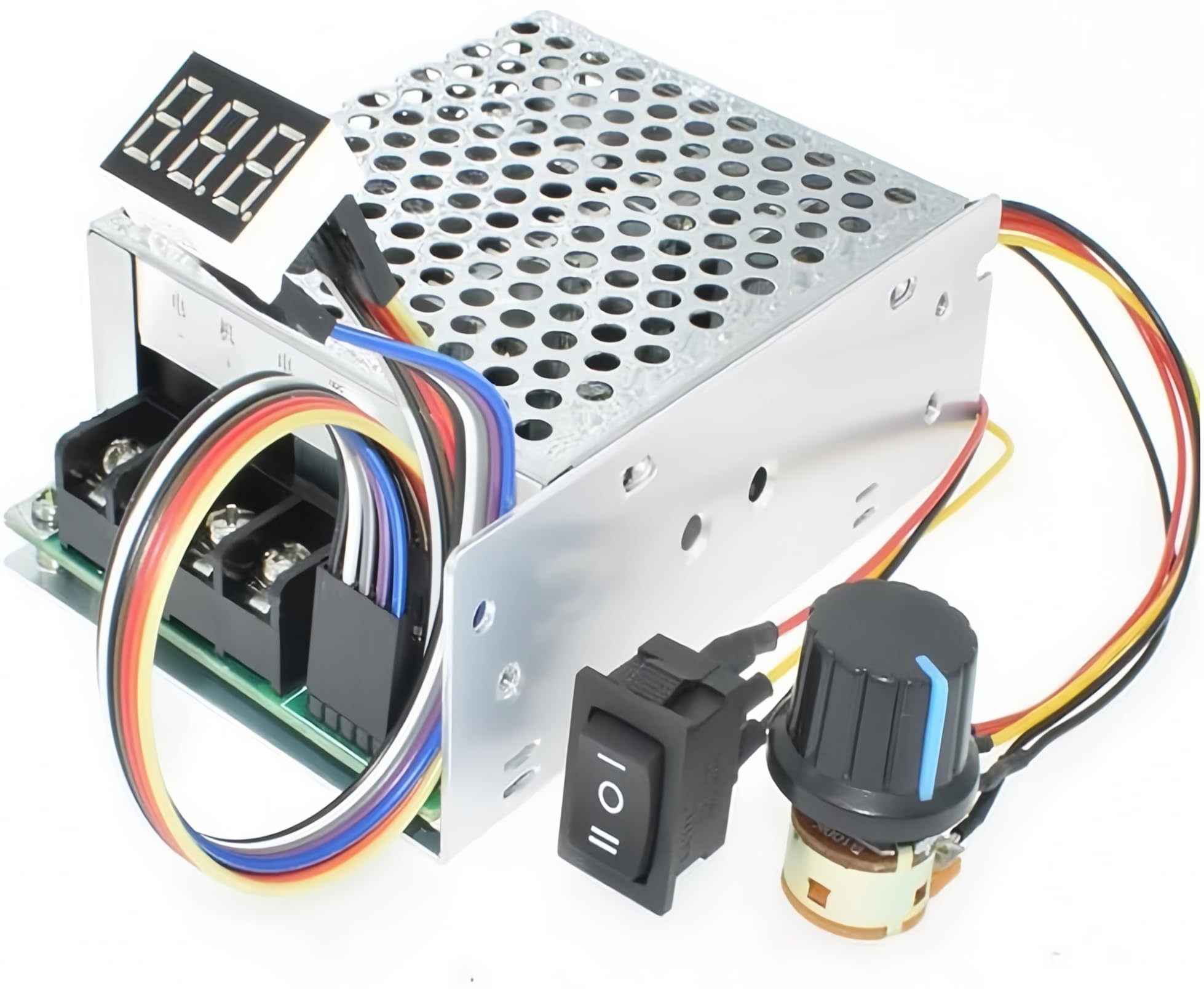 TKXEC speed controller front panel with digital display showing speed