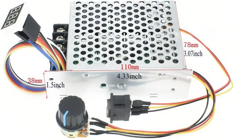 TKXEC wiring setup illustrating power supply to controller