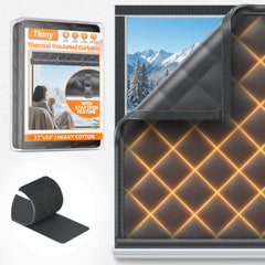 Tlany Window Insulation Kit outer layer blocks drafts and rain