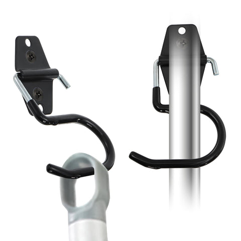 Tlence cleaning tools holder keeps shovels, rakes, and hoses within reach.