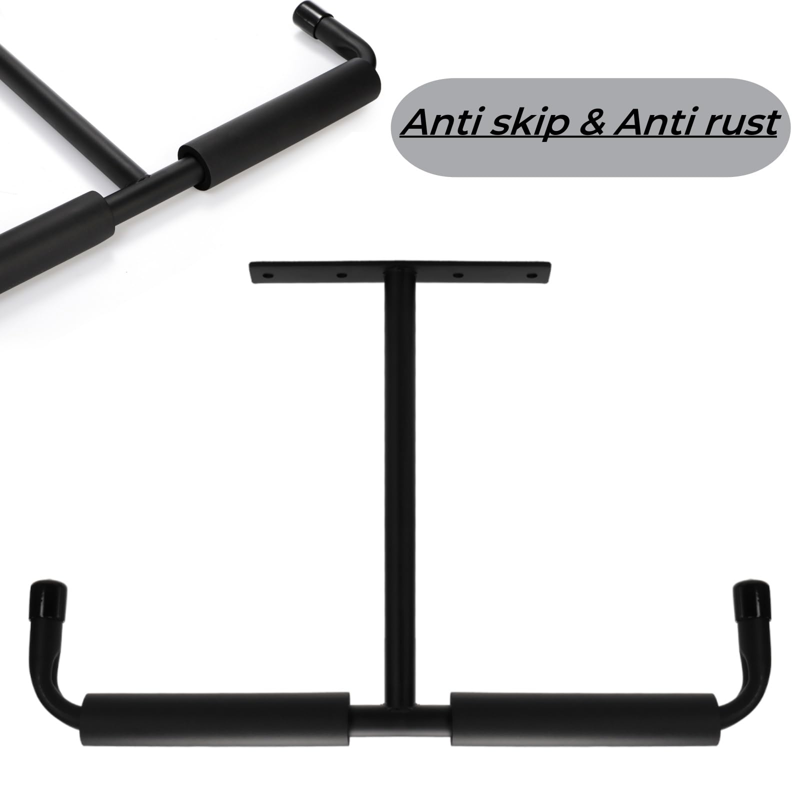 Tlence powder-coated anti-slip finish protects racks from rust and wear.