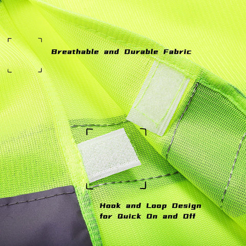 Tlence reflective strips provide 360-degree visibility for safety.